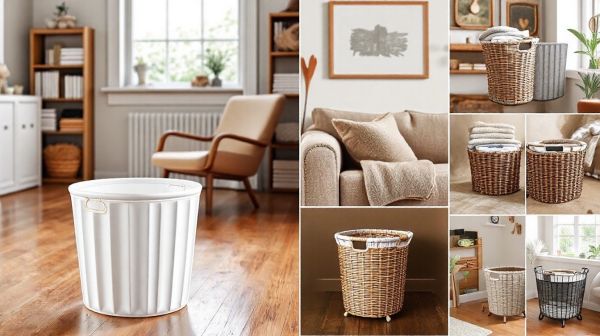 7 paniers à linge design qui surprendront votre intérieur