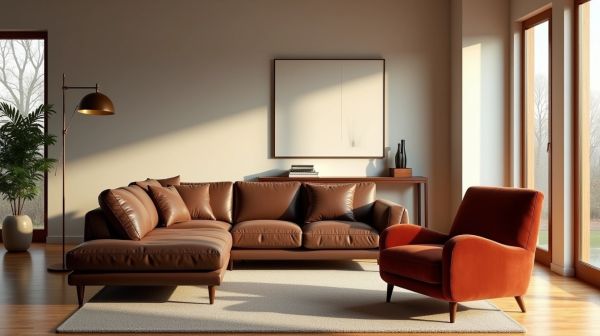 Cinq idées pour réchauffer l'ambiance de votre salon