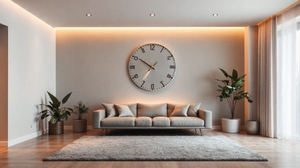 Les avantages d'une horloge murale silencieuse pour votre déco