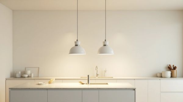 Optimiser l'éclairage avec une suspension pour îlot cuisine