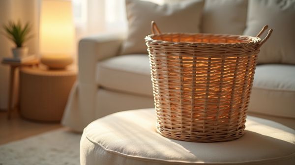 Un raffinement inattendu pour les paniers à linge design